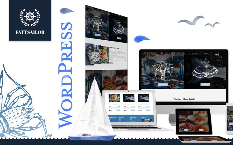 海鲜餐厅 | Fattsailor WordPress 主题