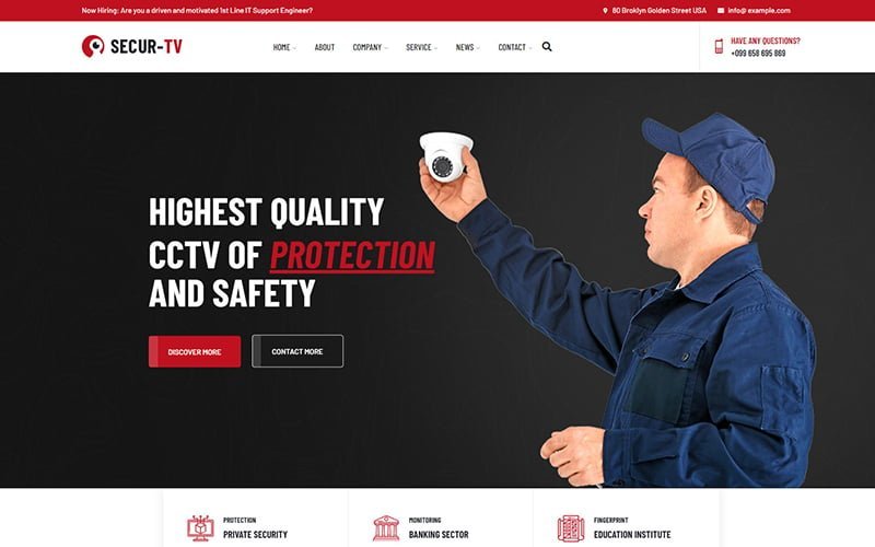 Securtv – CCTV和安全WordPress主题