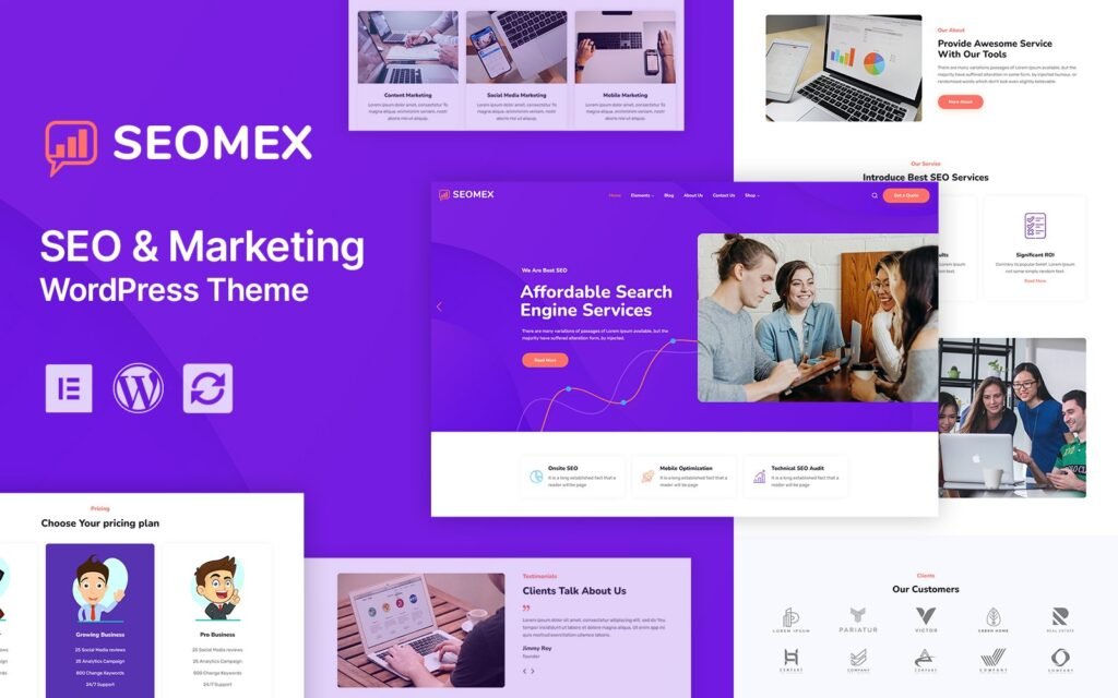 SEOMEX – SEO代理和在线营销WordPress主题