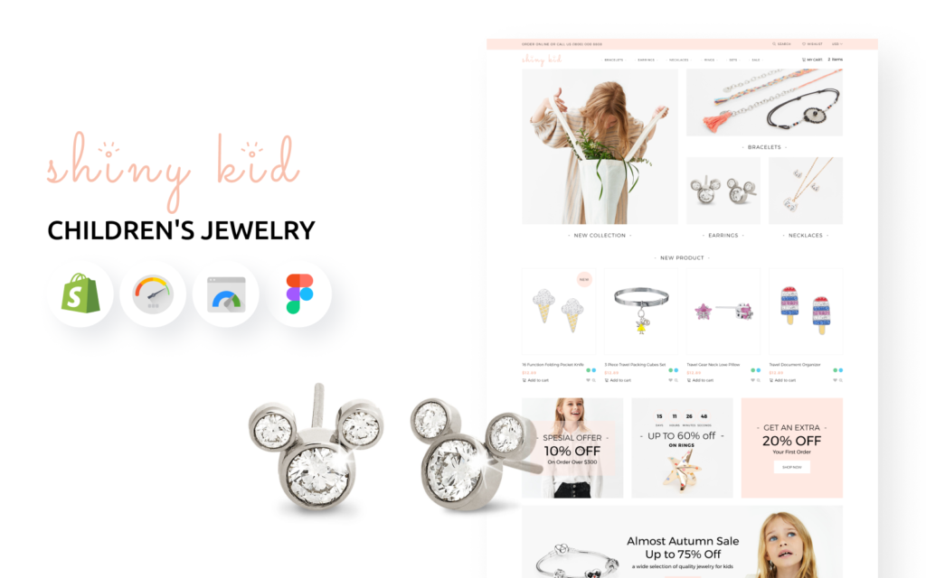 Shiny Kid- 儿童珠宝Shopify商店主题