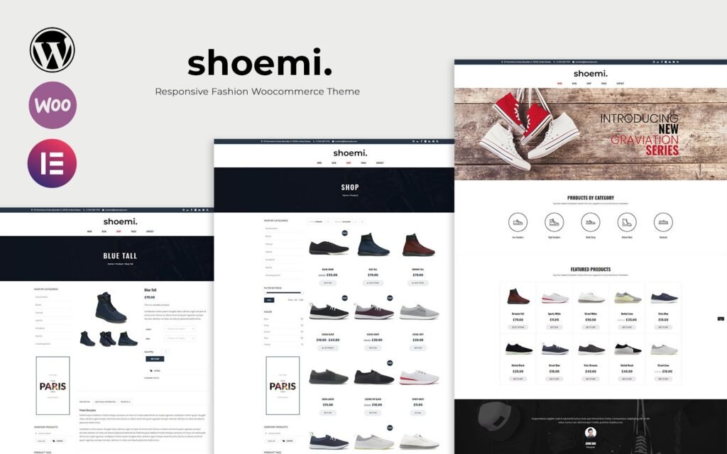 Shoemi – 鞋店 WooCommerce 主题