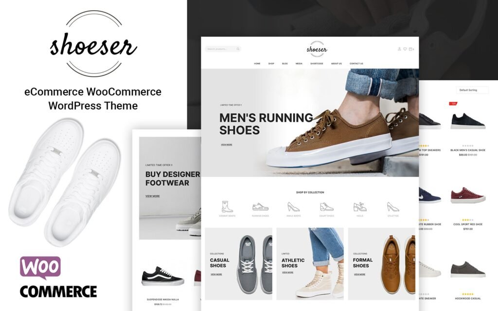 Shoeser – 时尚和鞋类 WooCommerce 主题