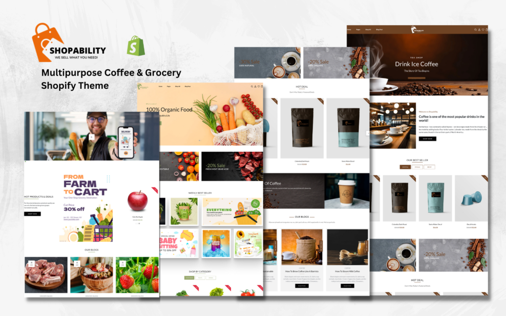 Shopability – 多功能咖啡和杂货Shopify主题