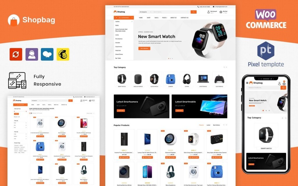 Shopbag – 多用途WooCommerce模板