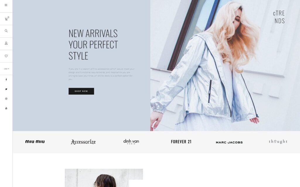 Shopify Lookbook Carousel Template是Shopify的一个模板主题，它提供了一个类似画册的轮播功能，让您可以展示产品的照片或信息。这个主题可以帮助您创建一个视觉吸引人的在线商店界面，让客户更容易地浏览和选择他们感兴趣的产品。