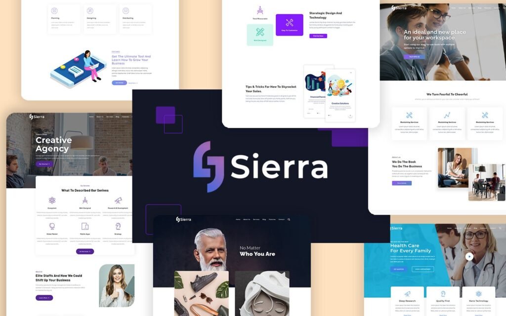 Sierra – 创意和现代多用途WordPress主题