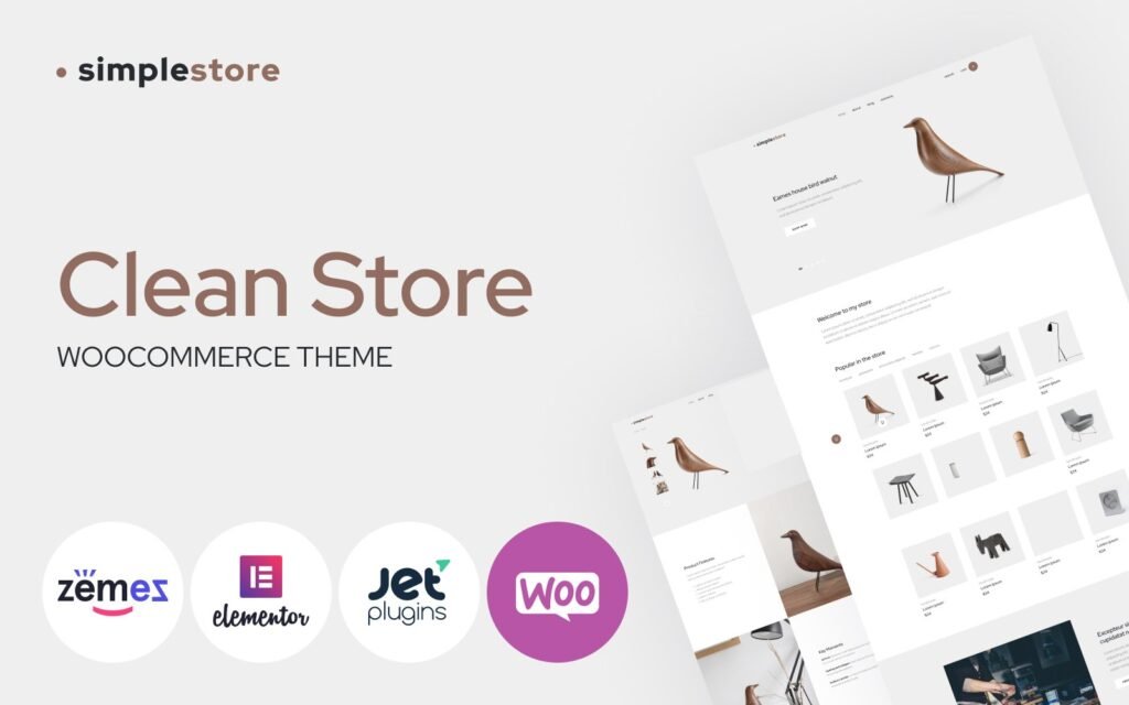 Simplestore – 在线商店 WooCommerce 主题的家居装饰模板
