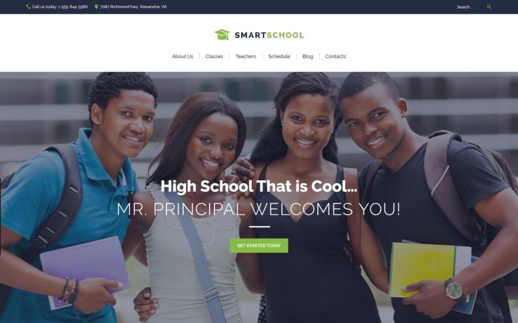 Smart School – 高中教育响应式WordPress主题