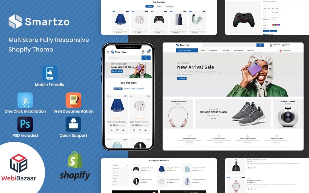Smartzo – 高级多功能Shopify模板