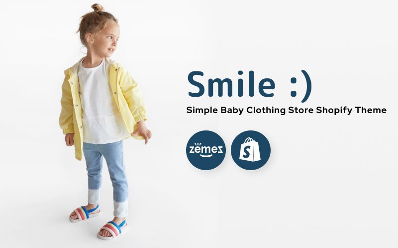Smile – 简约婴儿服装商店Shopify主题