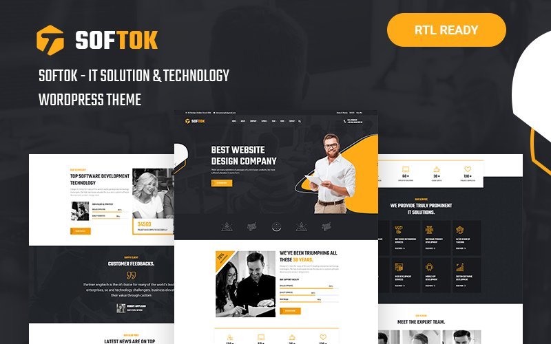 Softok – 技术和IT解决方案的WordPress主题
