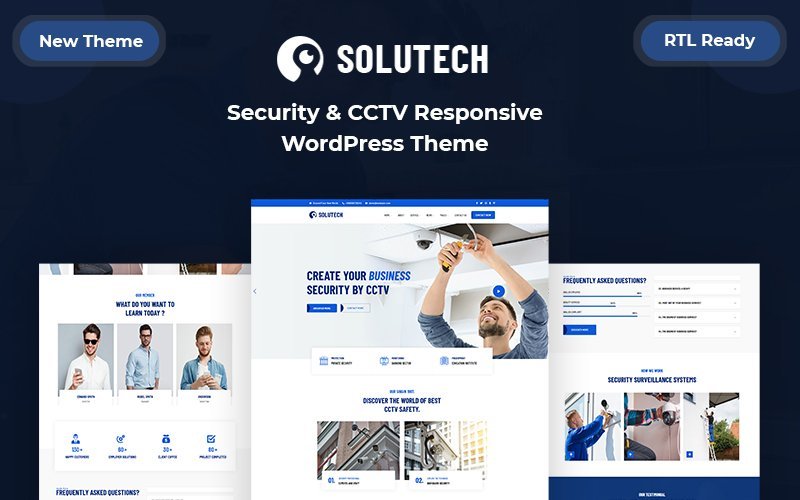 Solutech – 安全与闭路电视响应式WordPress主题