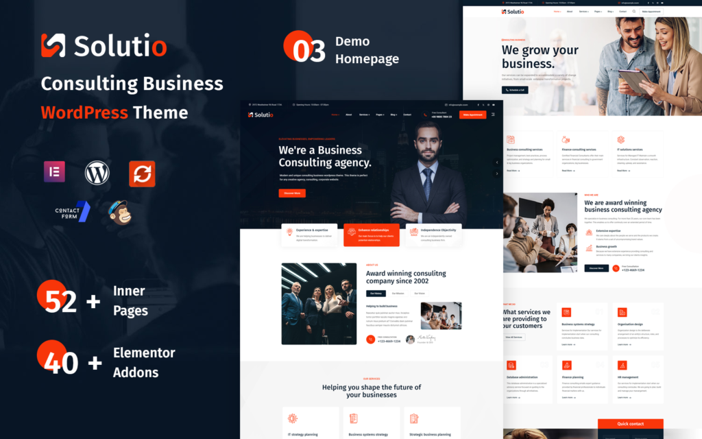 Solutio – 顾问业务WordPress主题