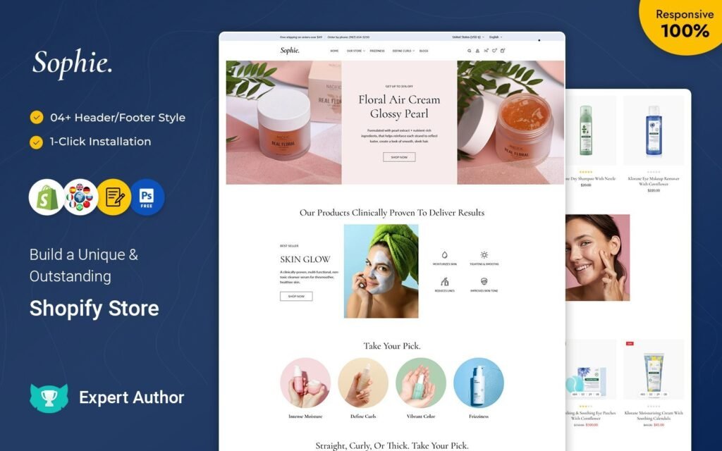 Sophie – Shopify响应式主题的高转化率精选