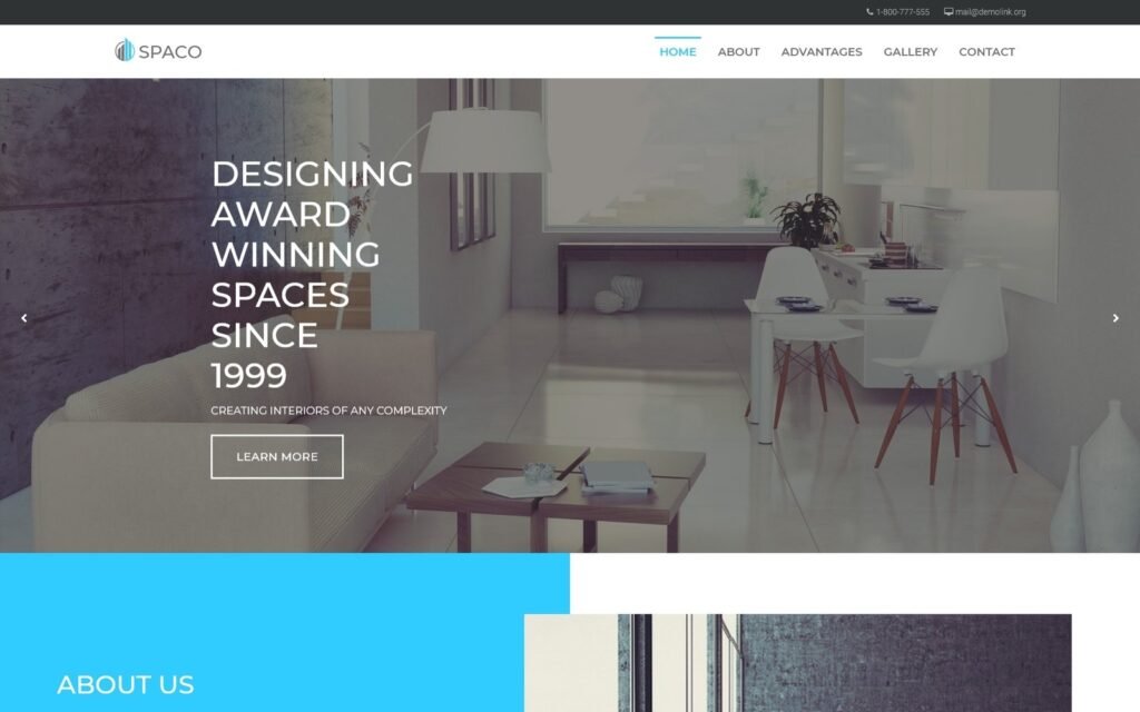 Spaco – 建筑多用途现代 WordPress Elementor 主题