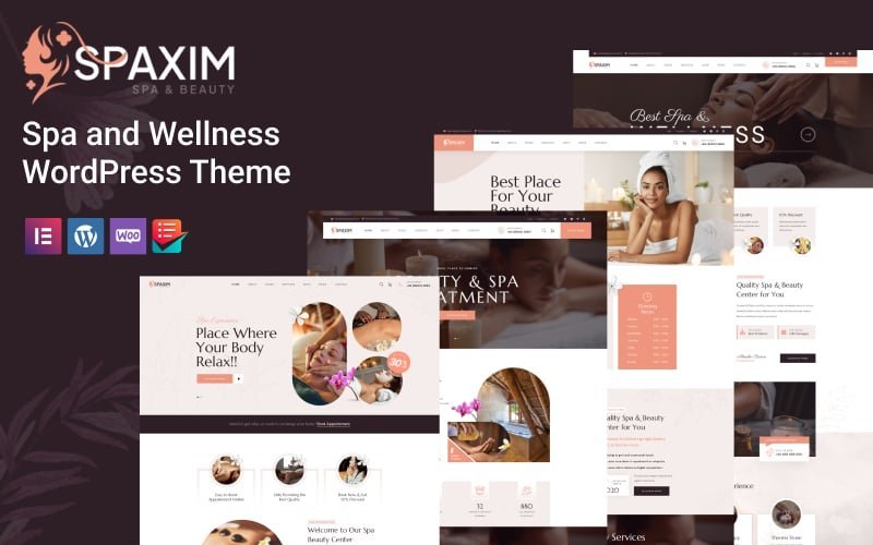 Spaxim – Spa and Wellness WordPress 主题