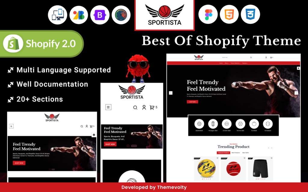 Sportista – Mega Sports Shopify 2.0 主题
