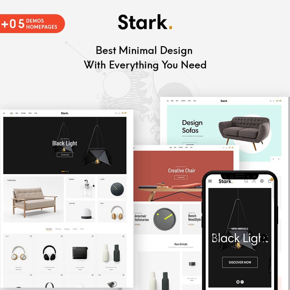 Stark – 家具和家居装饰Shopify主题