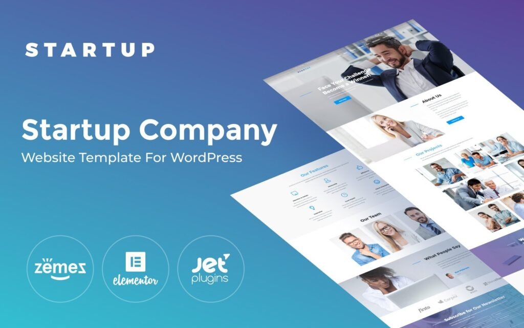 Startup是一款专为初创公司设计的WordPress主题。
