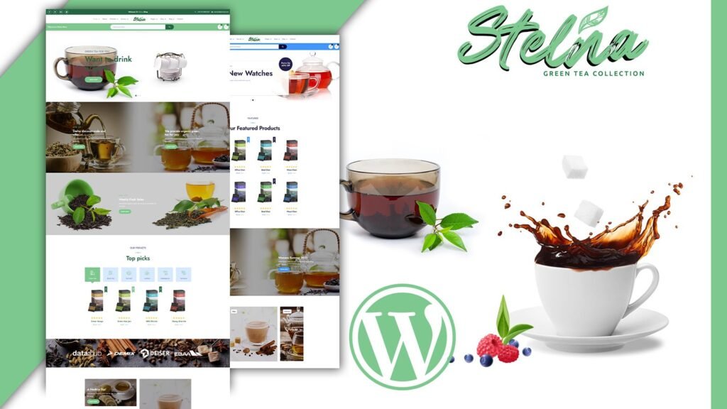 Stelna 茶馆和草药商店 WooCommerce 主题