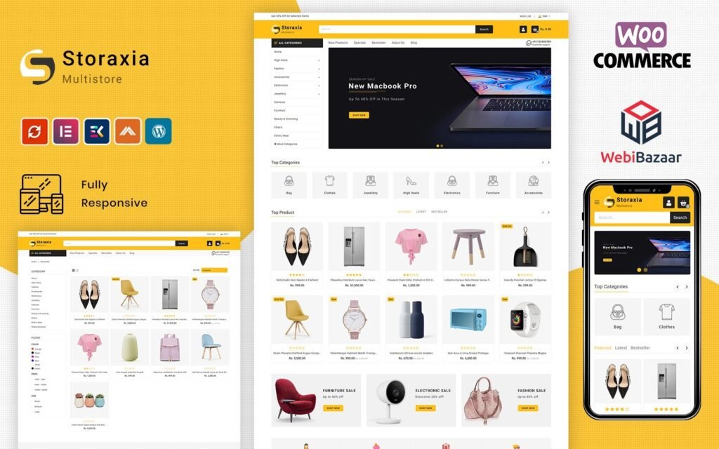 Storaxia – 多功能 WooCommerce 主题