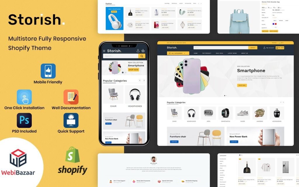 Storish – 多用途响应式Shopify主题