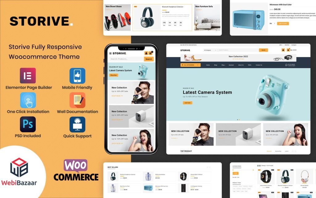 Storive – 在线电子商务超市商店 WooCommerce 主题