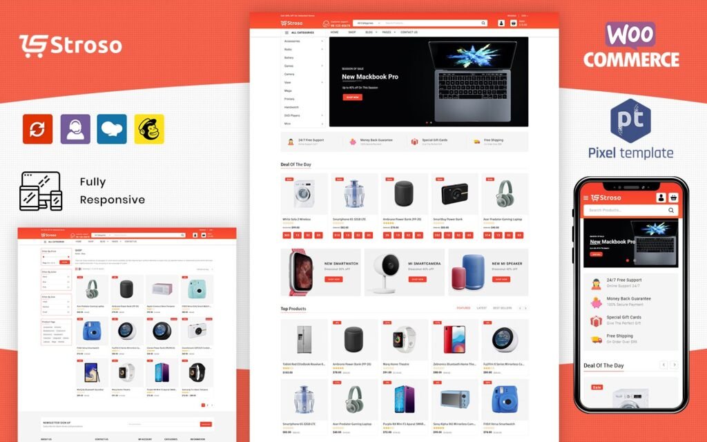 Stroso – 在线多用途购物WooCommerce模板
