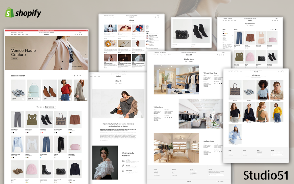Studio51 – 时尚商店Shopify主题