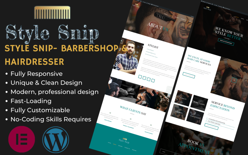Style Snip – 理发店和发廊WordPress主题