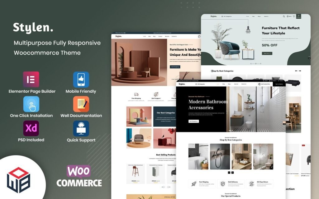 Stylen – 家具和室内WordPress WooCommerce模板