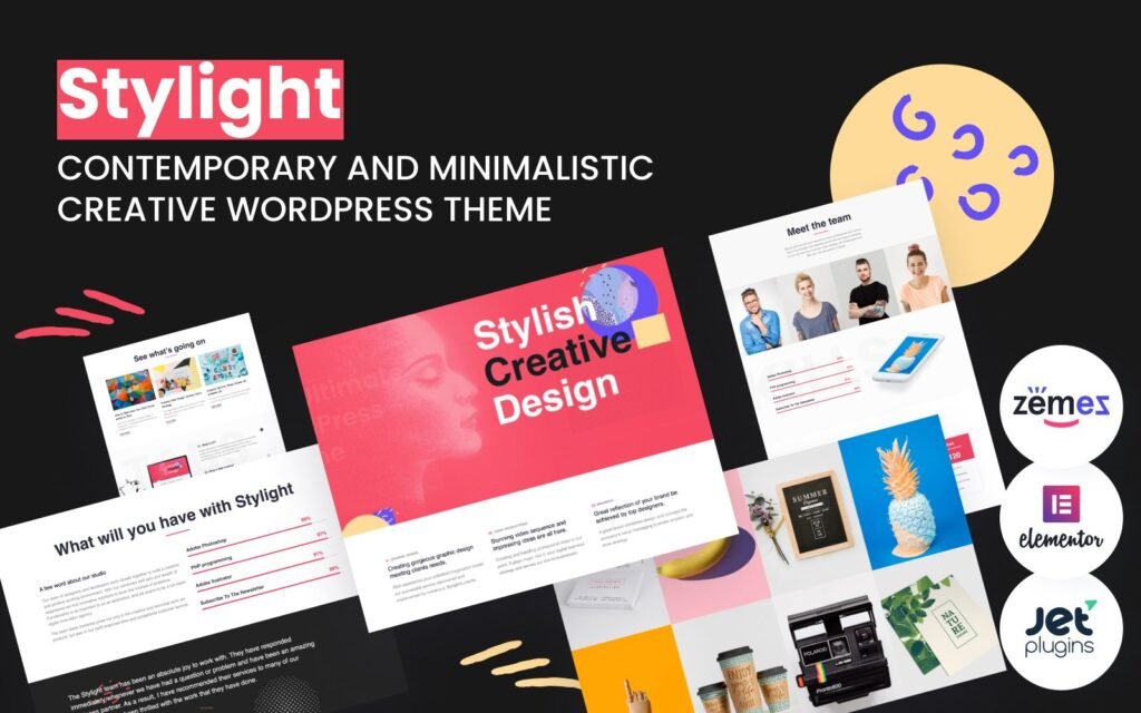 Stylight – 当代和极简风格的创意WordPress主题