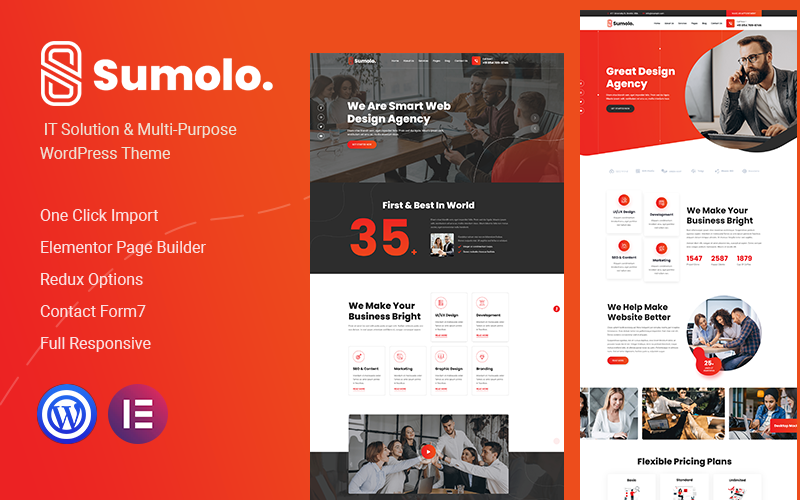 Sumolo – IT解决方案和多用途WordPress主题