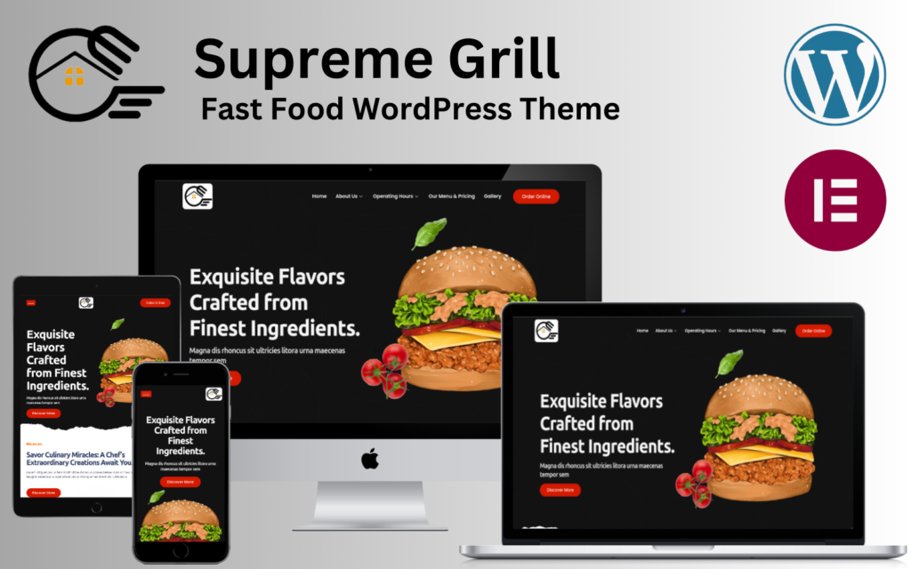 Supreme Grill – 快餐 WordPress 主题