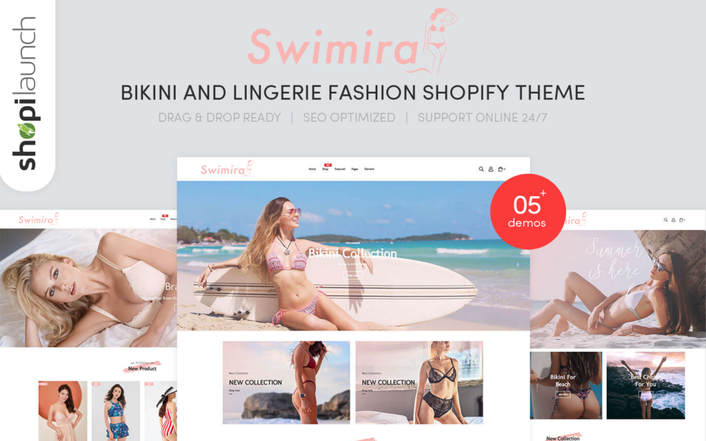 Swimira – 比基尼和内衣时尚Shopify主题