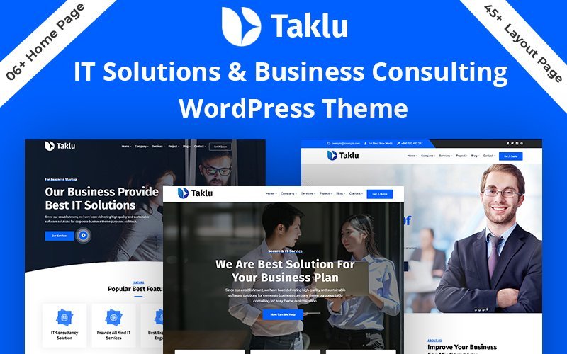 Taklu – 商业和顾问 WordPress 主题