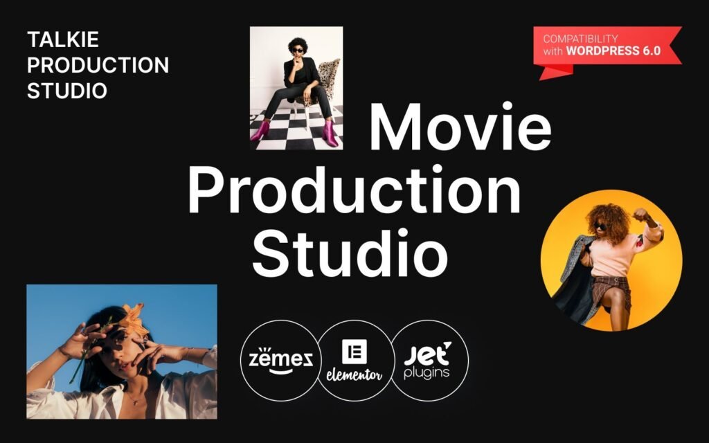 Talkie Production Studio Movie WordPress Theme是一个用于电影制作工作室的WordPress主题。