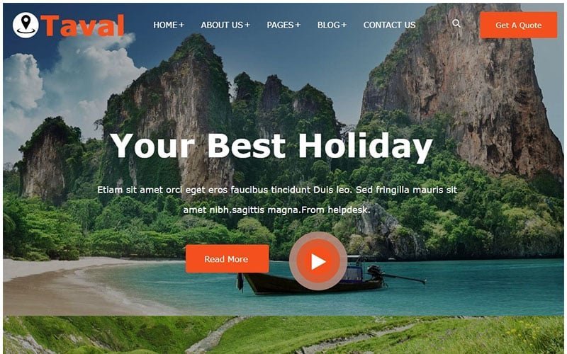 Taval – 旅游预订WordPress主题