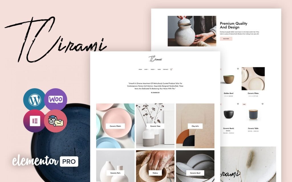 Tcerami – 陶瓷店 WordPress Elementor 主题