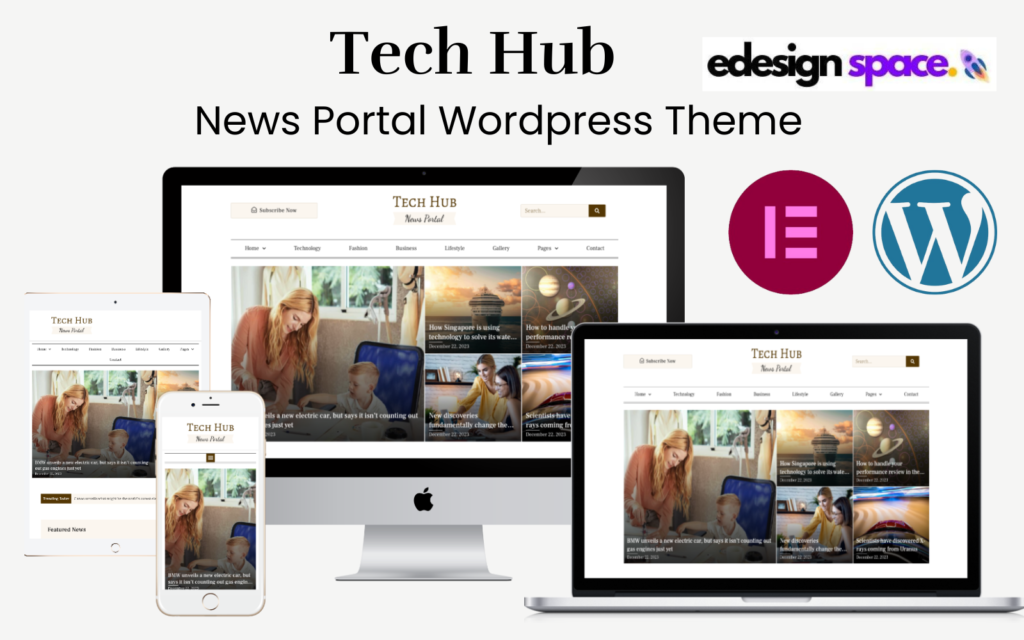 Tech Hub – 新闻门户 WordPress 主题