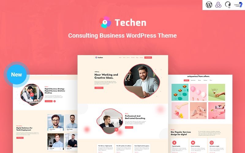 Techen – 面向咨询业务的响应式WordPress主题