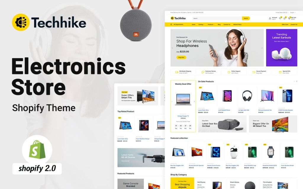 Techhike – 多用途电子商店Shopify主题