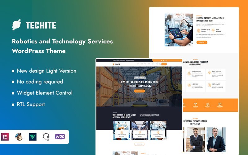 Techite – 机器人和技术服务WordPress主题