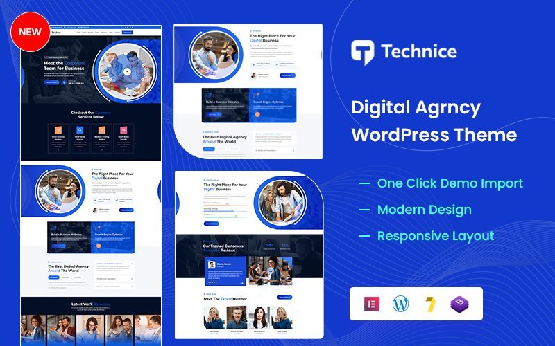 Technice – 数字代理商WordPress主题