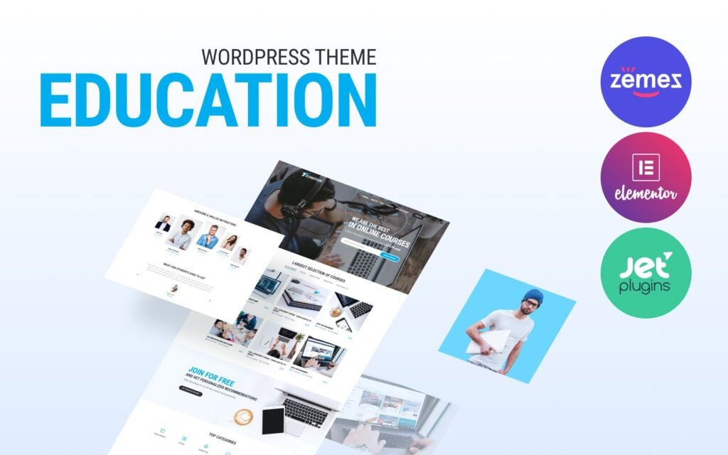 Technotour – 教育课程最小化 WordPress Elementor 主题