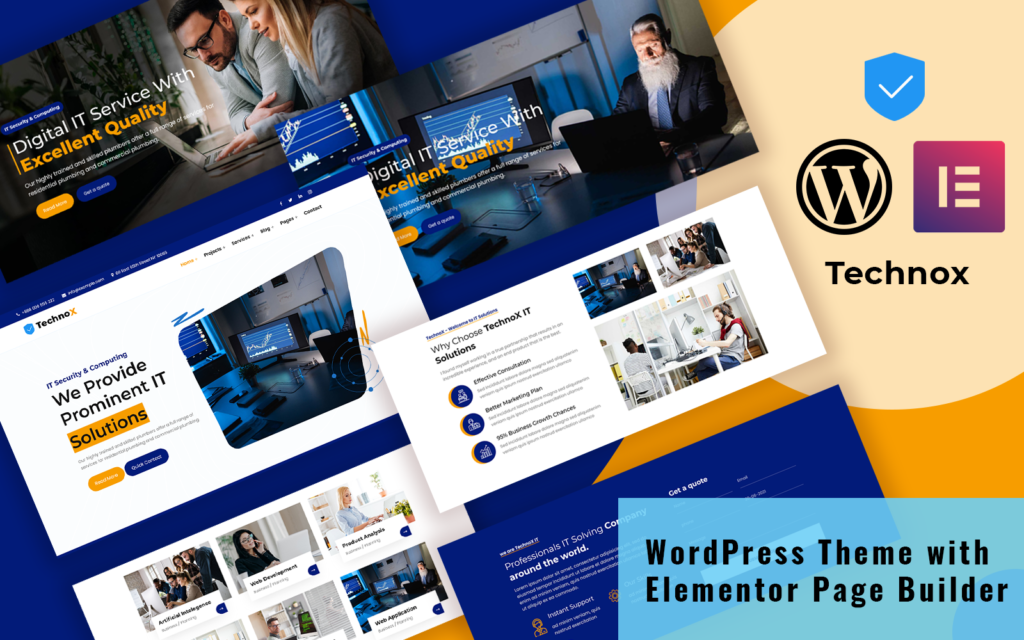 Technox – 咨询和IT业务的WordPress Elemtntor主题