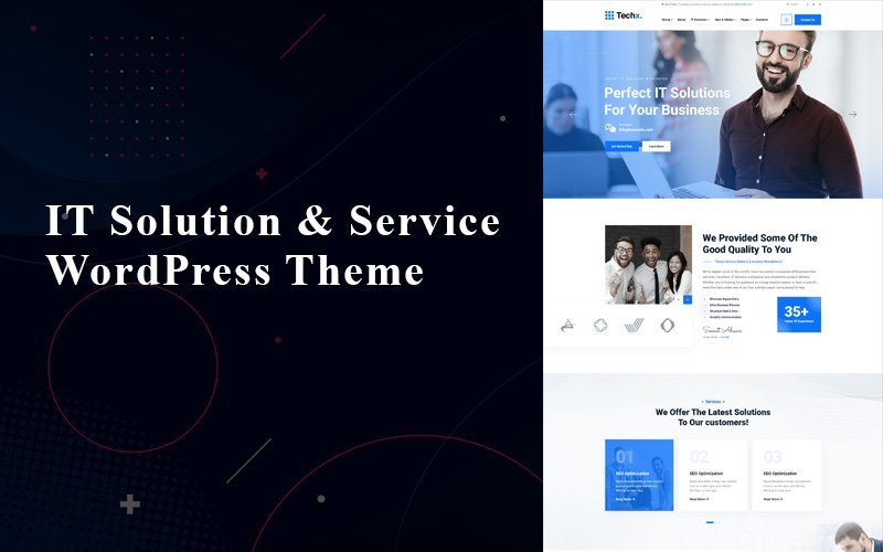 TechX – IT解决方案与服务WordPress主题