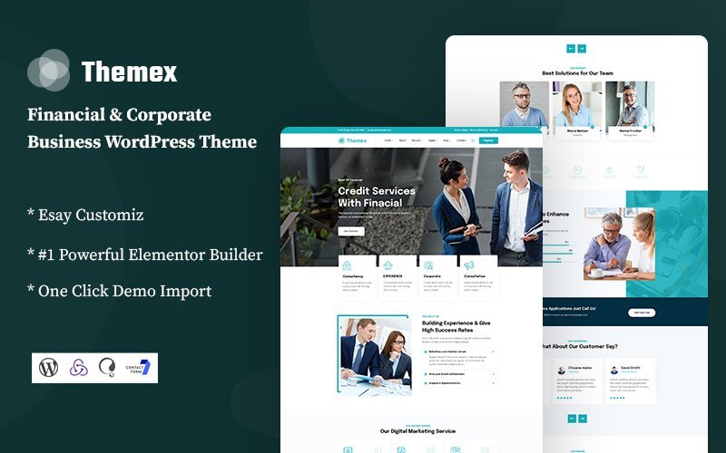 Themex – 金融和企业业务WordPress主题