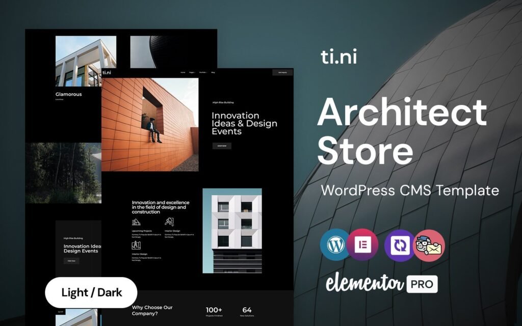 Tini – 建筑和土木多功能WordPress Elementor主题