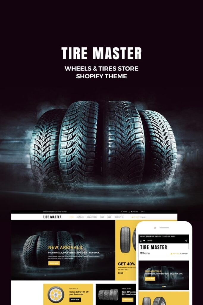 TireMaster – 车轮和轮胎商店Shopify主题
